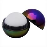 JH9261 Metallic Rainbow Lip Moisturizer Ball With Custom Imprint